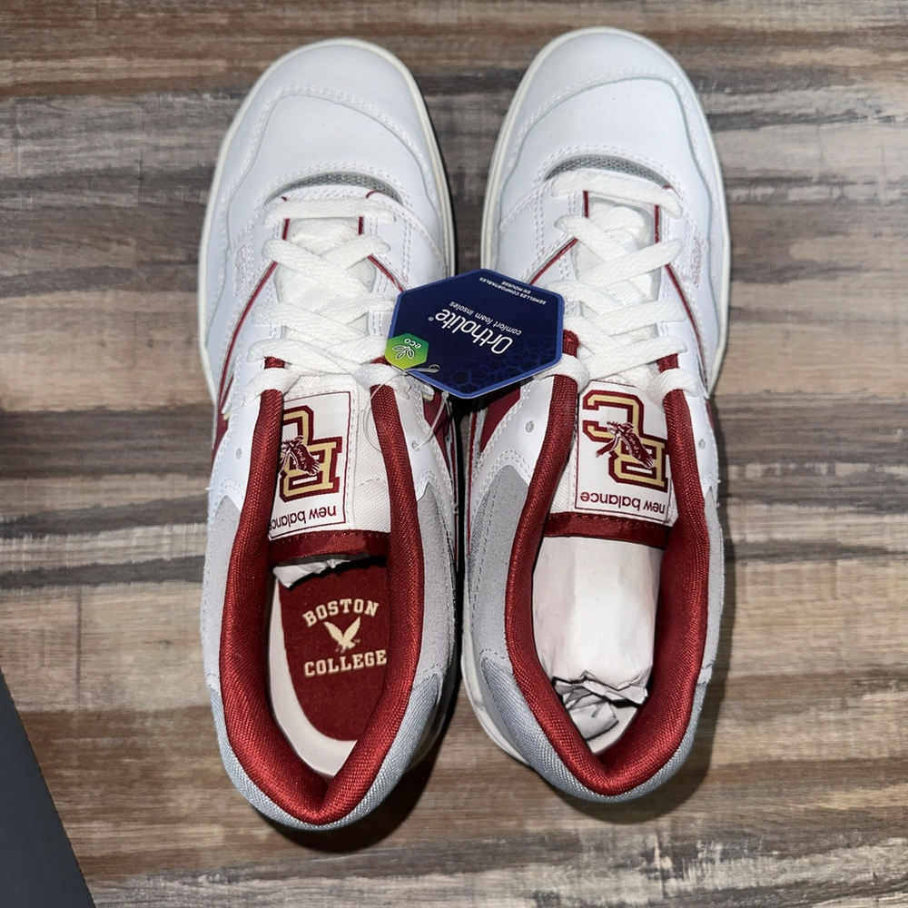 New Balance 550 Boston Collage Unisex 9M 10.5W Excellent Condition New -SOLD - Picture 6 of 9